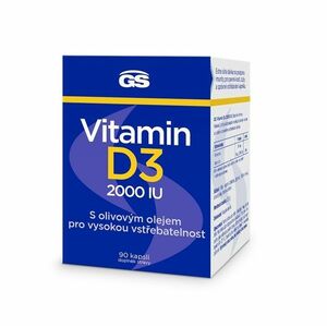 GS Vitamin D3 2000 IU 90 kapslí obraz