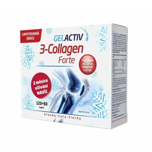 Gelactiv 3-Collagen Forte dárkové balení 120+60 kapslí obraz