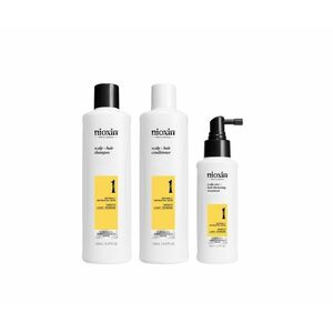 NIOXIN System 1 Scalp and Hair sada na vlasy se sklonem k vypadávání 3 ks obraz