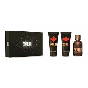 DSQUARED2 Wood pour Homme dárková sada pro muže 3 ks obraz