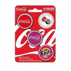 Lip Smacker Cola Bottle Cap balzámy na rty 3x9 g obraz