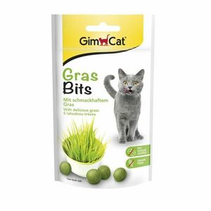 GimCat Gras bits tablety s kočičí trávou 40 g obraz