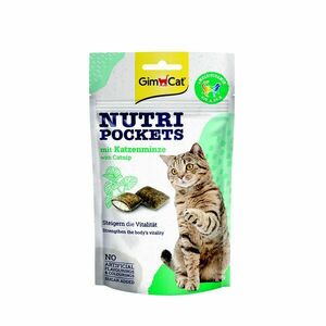 GimCat Nutri pockets s catnipem 60 g obraz