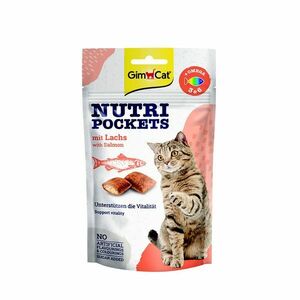 GimCat Nutri pockets s lososem 60 g obraz