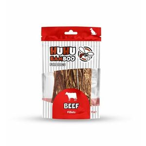 Huhubamboo Dog pamlsky hovězí filety 75 g obraz