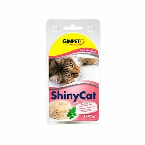 ShinyCat Krab/kuřecí konzerva 2x70 g obraz