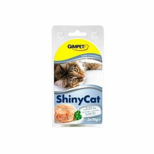 ShinyCat Tuňák/krevety konzerva 2x70 g obraz