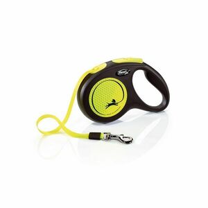 Flexi New Neon vel. M páska 5 m/25 kg žluté obraz