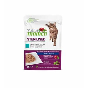 Natural Trainer Sterilised treska kapsička 85 g obraz