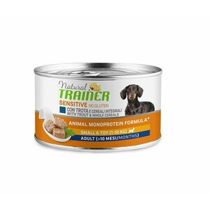 Natural Trainer No gluten small&toy pstruh konzerva 150 g obraz