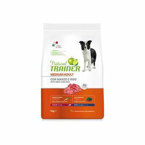 Natural Trainer Medium hovězí a rýže granule 3 kg obraz