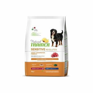 Natural Trainer No gluten medium/maxi jehněčí granule 3 kg obraz