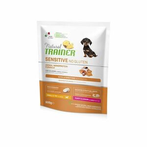 Natural Trainer No gluten puppy&junior mini losos granule 800 g obraz