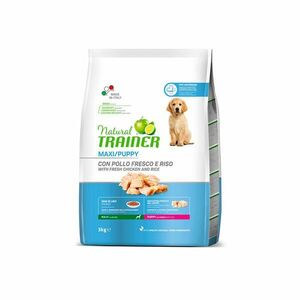 Natural Trainer Puppy maxi čerstvé kuře granule 3 kg obraz