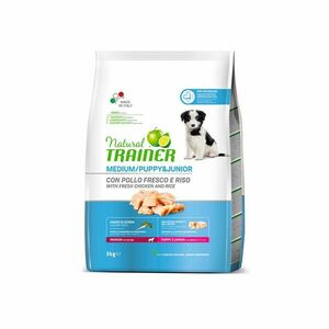 Natural Trainer Puppy&Junior medium kuře granule 3 kg obraz