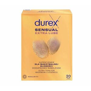 Durex Sensual Extra Lube kondomy 20 ks obraz