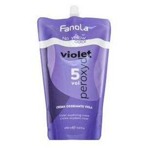 Fanola No Yellow Color Violet Peroxyde vyvíjecí emulze pro neutralizaci žlutých tónů 1, 5% 5 Vol. 1000 ml obraz