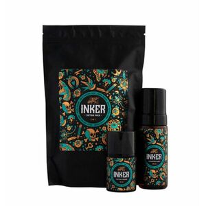 Pan Drwal Inker Tattoo čisticí pěna na tetování 150 ml + krém na tetování 50 ml sada obraz