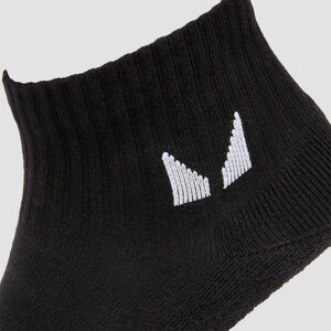 MP Unisex Ankle Socks (3 Pack) - Black - UK 6-8 obraz