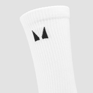 MP Running Socks - White - UK 9-11 obraz