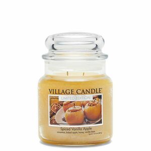 Village Candle Vonná svíčka ve skle Spiced Vanilla Apple 389 g obraz