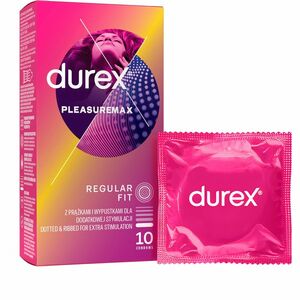 Durex Kondomy Pleasuremax Regular Fit 10 ks obraz