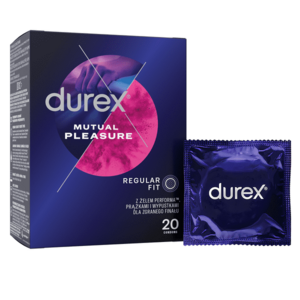 Durex Kondomy Mutual Pleasure Regular Fit 20 ks obraz