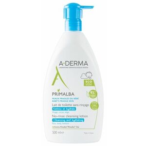 A-DERMA Jemné čisticí mléko pro miminka Primalba (No-Rinse Cleansing Lotion) 500 ml obraz