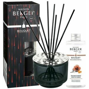 Maison Berger Paris Dárková sada aroma difuzér Variation černý + náplň Samet z Orientu 200 ml obraz