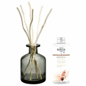 Maison Berger Paris Dárková sada Aroma Relax difuzér šedý + náplň Sladký Orient 180 ml obraz