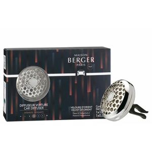 Maison Berger Paris Difuzér do auta Variation chromový s náplní Samet z Orientu Velvet of Orient (Car Diffuser) obraz