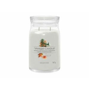 Yankee Candle Aromatická svíčka Signature sklo velké Woodland Weekend Memories 567 g obraz