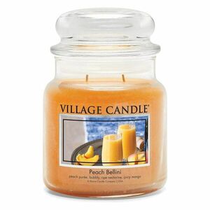 Village Candle Vonná svíčka ve skle Peach Bellini 389 g obraz