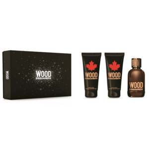 Dsquared² Wood For Him - EDT 100 ml + sprchový gel 100 ml + balzám po holení 100 ml obraz