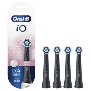 Oral B Náhradní kartáčkové hlavice iO Gentle Care Black 4 ks obraz