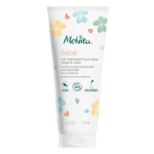 Melvita Hydratační tělové mléko pro děti Bébé (Moisturizing Milk All Soft and Hydrated) 175 ml obraz