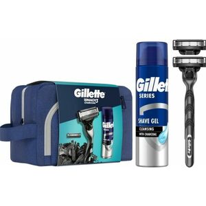 Gillette Dárková sada na holení Mach3 Charcoal obraz