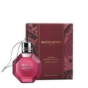 Molton Brown Koupelový a sprchový gel Fiery Pink Pepper Festive Bauble (Bath & Shower Gel) 75 ml obraz