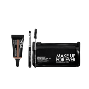 Make Up For Ever Sada pro úpravu obočí Aqua Resist Brow Sculptor Kit 25 Ashy Brown obraz