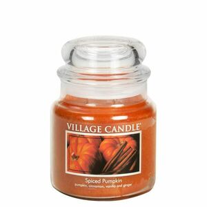 Village Candle Vonná svíčka ve skle Spiced Pumpkin 397 g obraz