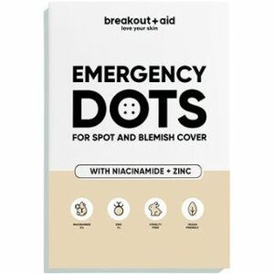 Breakout+aid Náplasti na akné s niacinamidem a zinkem Emergency Dots 72 ks obraz