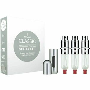 Travalo Classic HD - plnitelný flakon 3 x 5 ml (stříbrný) obraz