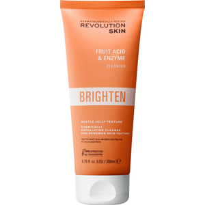 Revolution Skincare Rozjasňující čisticí pleťový peeling Brighten (Fruit Acid and Enzyme Cleanser) 200 ml obraz