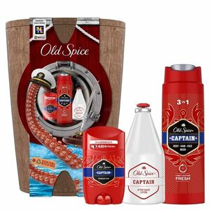 Old Spice Dárková sada tělové péče v dřevěném soudku Captain obraz