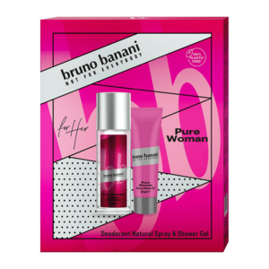 Bruno Banani Pure Woman - deodorant s rozprašovačem 75 ml + sprchový gel 50 ml obraz