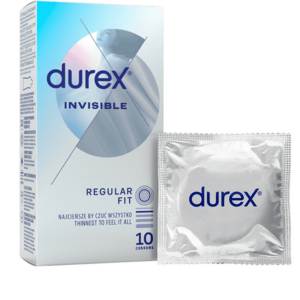 Durex Kondomy Invisible 10 ks obraz