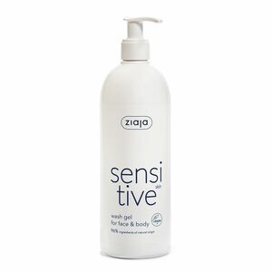 Ziaja Krémový mycí gel na obličej a tělo Sensitive (Face & Body Wash Gel) 400 ml obraz