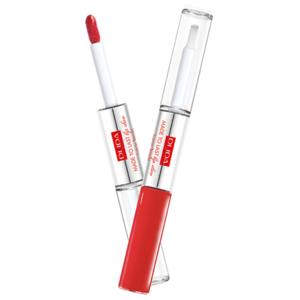 PUPA Milano Dlouhotrvající tekutá rtěnka Made To Last Lip Duo (Liquid Lip Colour) 2 x 4 ml 001 Hot Coral obraz