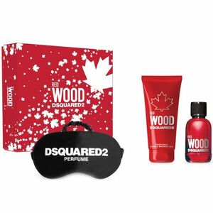 Dsquared² Red Wood - EDT 50 ml + sprchový gel 100 ml + maska na spaní obraz