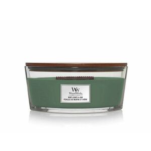 WoodWick Vonná svíčka loď Mint Leaves & Oak 453, 6 g obraz